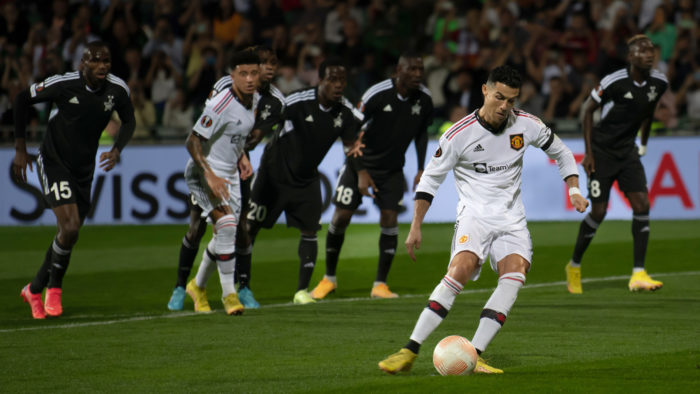 Cristiano Ronaldo cortó la mala racha con su primer gol en la temporada