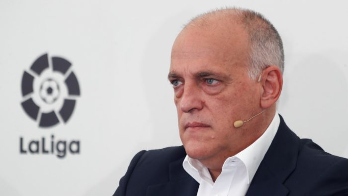 Tebas: "Lo que gastó el Barça es imposible que lo haga la temporada que viene"