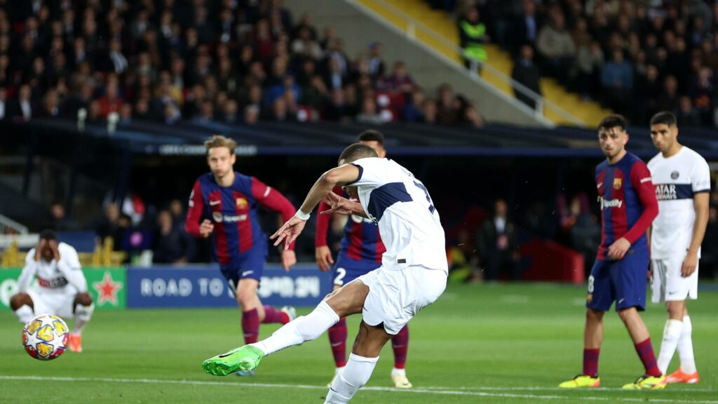 Barcelona vs PSG (Getty)