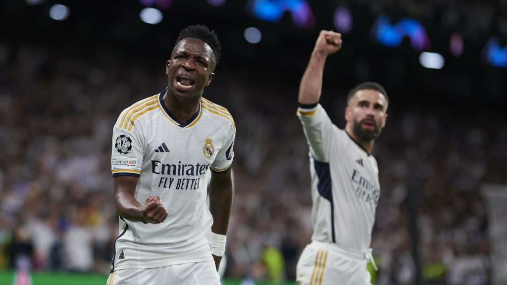 Vinicius y Dani Carvajal (Getty)