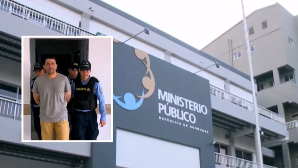 Fachada principal del Tribunal de Sentencia con Competencia Nacional bajo un cielo despejado en Tegucigalpa