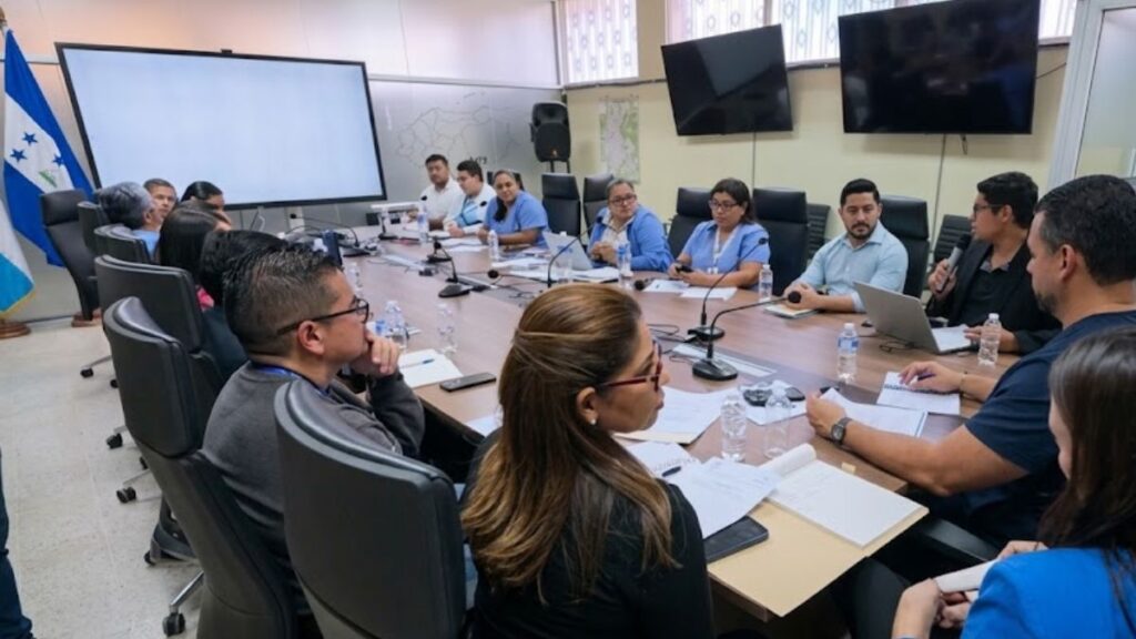 Enfermeras hondureñas en reunión de negociación con autoridades del sector salud pública