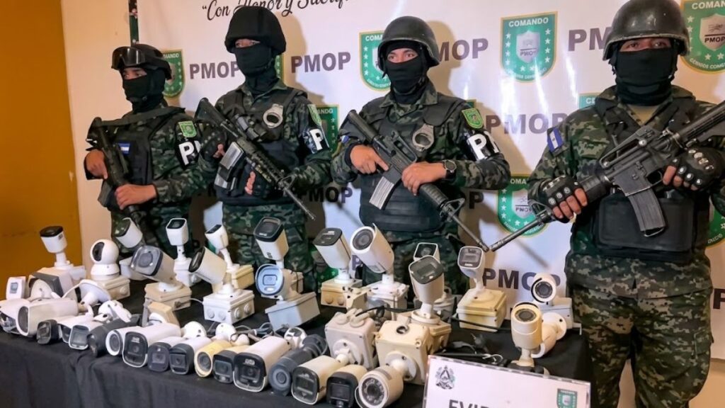Cámaras de videovigilancia desmanteladas en postes de El Progreso, Yoro