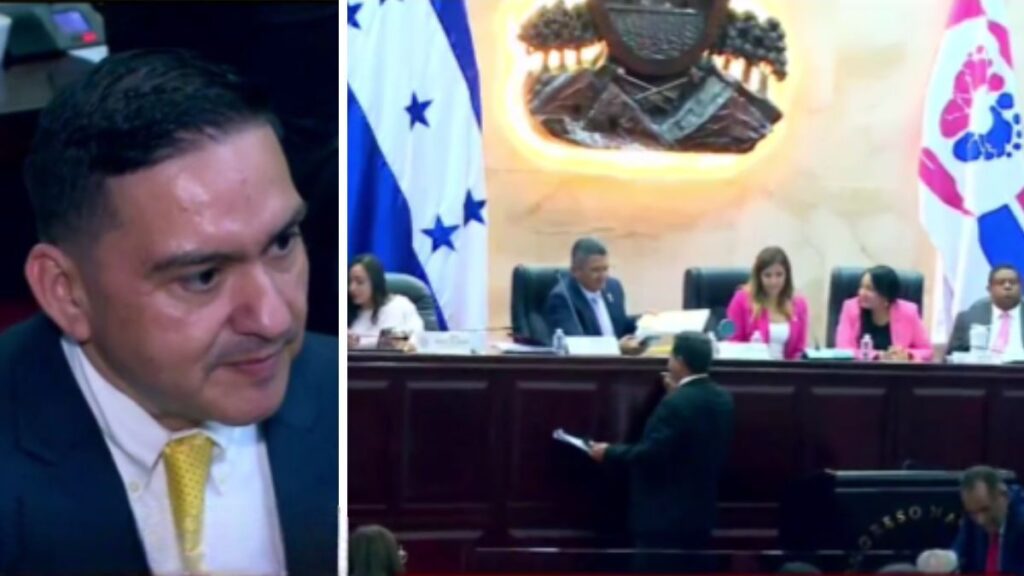 Sesión legislativa en el Congreso Nacional de Honduras con presencia de diputados